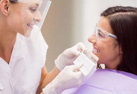 patient at dentist